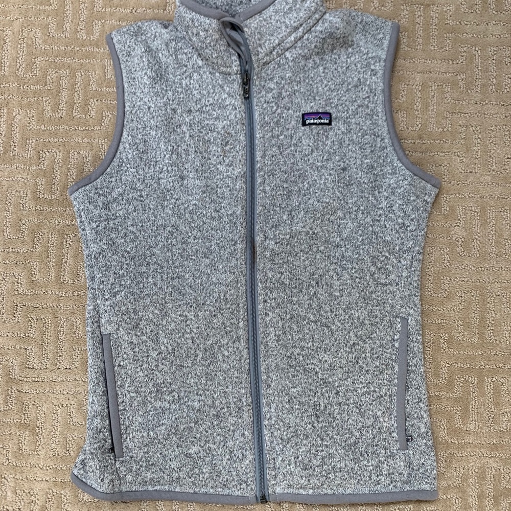 Patagonia gray heathered vest